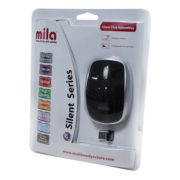 Mila ML402 Silent Serisi Kablosuz USB Nano Alıcılı Optik Mouse Siyah