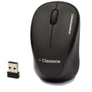 Classone T108 Ergo Serisi 2.4GHz 1000 DPI Kablosuz Mouse USB Alıcılı - Siyah