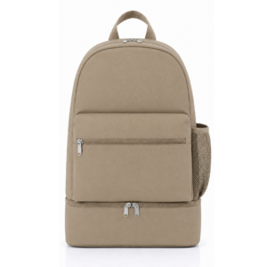Classone XYZ Serie PR-SSC100C Fitnesstasche, Strandtasche, Schultasche, geeignet für den täglichen Gebrauch, Sportrucksack mit Schuhfach, -Kamel