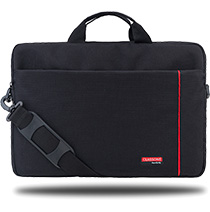 Classone BND700 WorkStation4 Serisi WTXpro Su Geçirmez Kumaş 15.6 inch Laptop, Notebook Çantası-Siyah/Kırmızı
