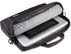 Classone BND700 WorkStation4 Serisi WTXpro Su Geçirmez Kumaş 15.6 inch Laptop, Notebook Çantası-Siyah/Kırmızı