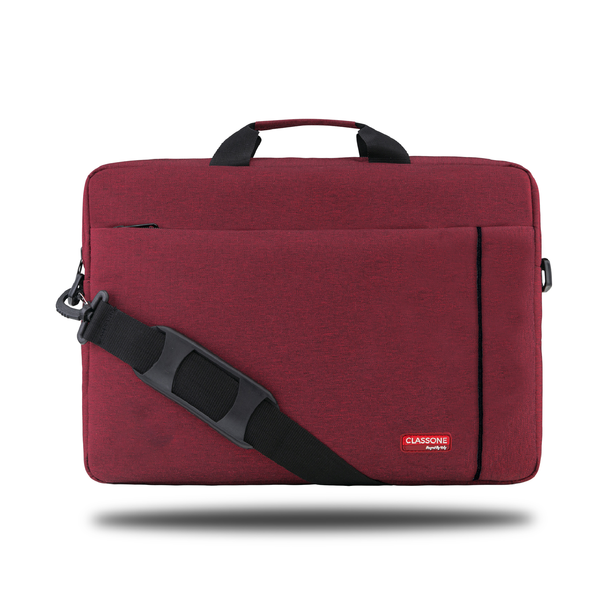 Classone BND705 WorkStation4 Series WTXpro Waterproof Fabric 15.6 inch Laptop, Notebook Bag- Claret Red