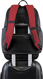 Classone Parma Series BP-IT805 WTXpro Waterproof Fabric 15.6 Laptop Backpack - Claret Red