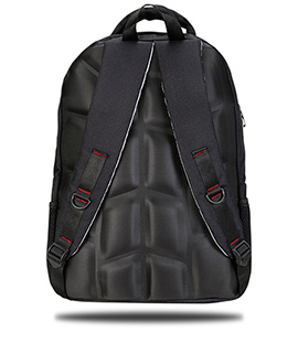 Palermo Series BP-L200 WTXpro Waterproof Fabric Backpack - Black