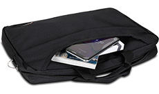 Classone TL2561 Top Loading Large Serisi WTXpro Su Geçirmez Kumaş 15,6 inch Notebook Çantası - Siyah