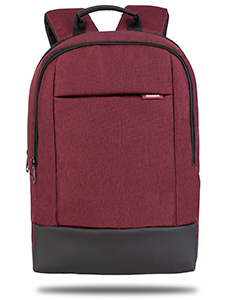 Classone TW1705 Twin Color 17 inch Laptop Bag - Claret Red