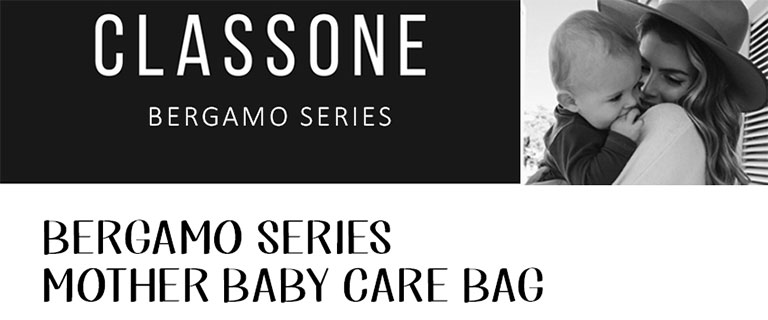 Classone Bergamo Series BP-WAB205  WTXpro Waterproof Fabric Baby Care Backpack - Claret Red