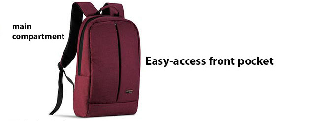 Zaino Series BP-Z205 Laptop Backpack / Claret Red