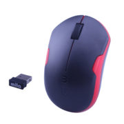 Kablosuz USB Nano Alıcılı Optik Mouse Siyah / Kırmızı