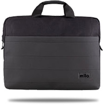 Mila T100 Business serisi WTXpro Su Geçirmez Kumaş, Su Geçirmez Fermuar 15.6 inch uyumlu Macbook , Laptop , Notebook  Taşıma Çantası -Siyah