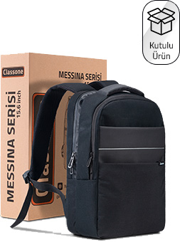 Classone Messina Serisi BP-MS500 15.6 inch Sırt Çantası -Siyah
