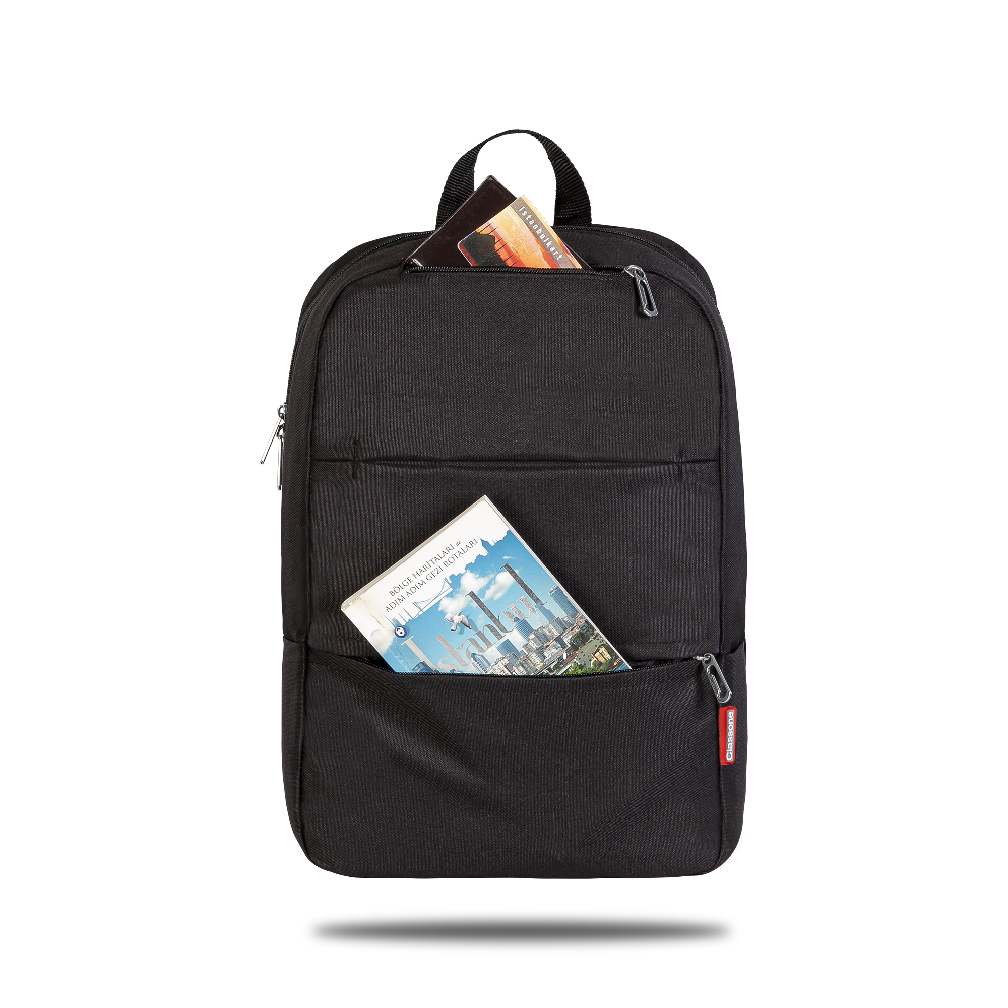 Classone PR-C1600 Casetto Series  WTXpro Waterproof Fabric 15.6 Laptop Backpack - Black