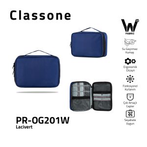 Classone PR-OG201W Organizer, Seyahat ve El Çantası - Lacivert