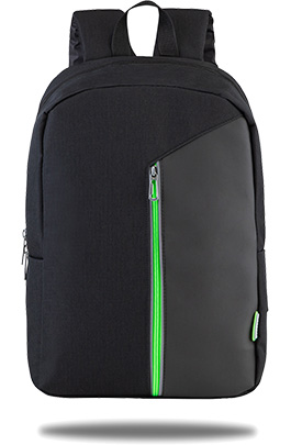Classone Modena Series PR-R300Y WTXpro Waterproof Fabric 15.6 Laptop Backpack - Black/Green