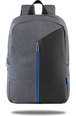 Classone Modena Series PR-R304M  WTXpro Waterproof Fabric 15.6 Laptop Backpack - Grey/Blue