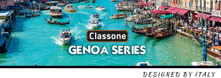 Classone Genoa Serisi PR-R404M WTXpro Su Geçirmez Kumaş 15.6 Notebook Sırt Çantası-Gri-Mavi Astar