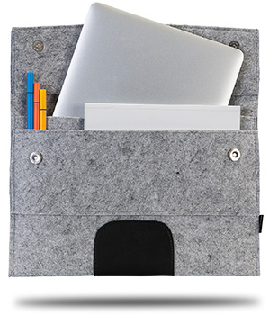 Classone Avantgarde S3604GS 13-14 inch Laptop Case - Grey-Black