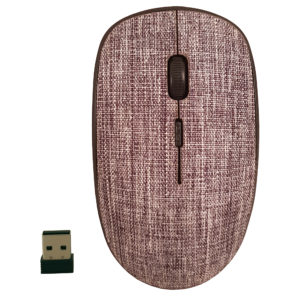 CLASSONE T89 2.4 Ghz Kabellose Maus mit weichem Textilbezug – Grau