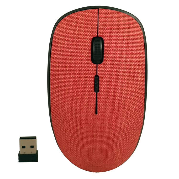 CLASSONE FABRIC 2.4 GHZ WIRELESS MOUSE - KIRMIZI