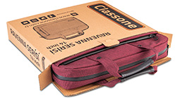 Classone Ravenna Series VP1005 WTXpro Waterproof Fabric 13-14 inch Hand Bag-Claret Red