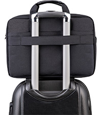 Classone Ravenna Series  VP1500 WTXpro Waterproof Fabric 15.6 inch Handbag-Black