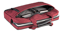 Classone Ravenna Series VP1505  WTXpro Waterproof Fabric 15.6 inch Handbag-Claret Red