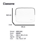 Classone WDL349 13-14" Macbook, Notebook, Tablet Case-Copper