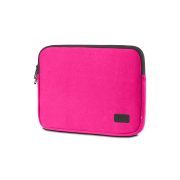 Classone WSL1409 Livorno 13-14 inch Uyumlu Su Geçirmez Kumaş ve Su Geçirmez Fermuar Macbook,Laptop Taşıma Çantası-Pembe