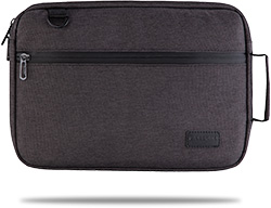 Classone Monza VIP Serisi,13-14 inch Uyumlu WSM147 WTXpro Su Geçirmez Kumaş, Su Geçirmez Fermuar Macbook,Macbook Air Laptop , Notebook  Çantası- Koyu Gri