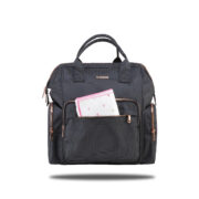 Classone Bergamo Series BP-WAB200 WTXpro Waterproof Fabric Baby Care Backpack - Black
