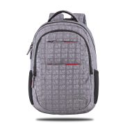 Classone BP-L306 Siena Serisi WTXpro Su Geçirmez Kumaş 15,6 inch Sırt Çantası – Kareli Gri