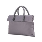 Classone BYN-EL004 WTXPro Su Geçirmez Kumaş 13-14 inch Bayan Laptop El Çantası- Tote Bag - Gri