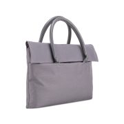 Classone BYN-EL004 WTXPro Su Geçirmez Kumaş 13-14 inch Bayan Laptop El Çantası- Tote Bag - Gri