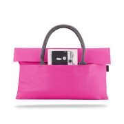 Classone BYN-EL006 WTXPro Su Geçirmez Kumaş 13-14 inch Bayan Laptop El Çantası- Tote Bag- Pembe