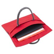 Classone BYN-EL002 WTXPro Su Geçirmez Kumaş 13-14 inch Bayan Laptop El Çantası- Tote Bag - Kırmızı