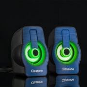 Classone X1 Blue RGB Gaming Hoparlör - Mavi