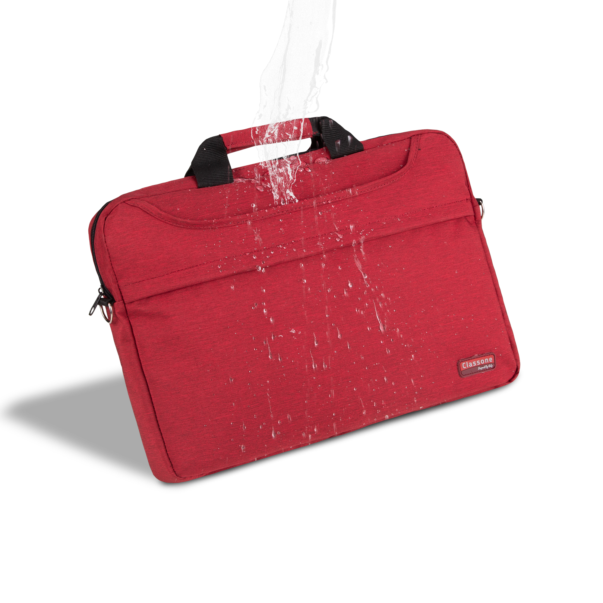 Classone TL2565 Top Loading Large Series WTXpro Waterproof Fabric 15.6 inch Notebook Bag - Claret Red