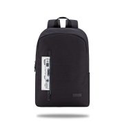 Classone BP-WTX200 Pro 15.6 inch ,  Su Geçirmez Kumaş ve Su Geçirmez fermuar Notebook, Laptop Macbook  Sırt Çantası -Siyah