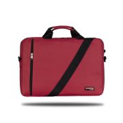 Classone WTX202 WTXpro  Serisi Su Geçirmez Kumaş 15.6 inch Uyumlu Macbook, Laptop , Notebook El Çantası- Kırmızı