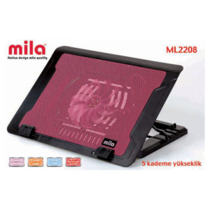 Yükseklik Ayarlı Notebook Soğutucu / Pembe